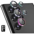 Mtp Products Samsung Galaxy S24 Ultra Hat Prince Kamera Linse Skærmbeskyttelse Hærdet Glas - Farverig