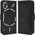 Mtp Products Nothing Phone (1) Pung Cover med Kortholder - Sort