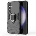 Mtp Products Samsung Galaxy S24 FE Hybrid Cover med Ring Holder - Sort