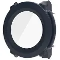 Mtp Products Garmin Instinct 3 Plastikcover med Skærmbeskyttelse Hærdet Glas - 45mm - Blå
