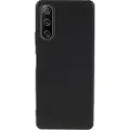 Mtp Products Anti-Fingeraftryk Mat Sony Xperia 10 IV TPU Cover - Sort