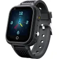 Mtp Products LT21 1,4-tommers IPS-berøringsskærm Smart Watch til børn Skridttæller Sportsur Vandtæt armbånd med kamera Vækkeur Placering - Sort