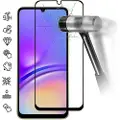 Mtp Products Samsung Galaxy A05 Skærmbeskyttelse Hærdet Glas - Full Fit - Sort Kant