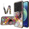 Mtp Products Checkered Pattern Xiaomi 12S Ultra Hybrid Cover - Farverig Mandala