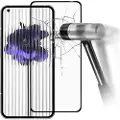 Mtp Products Full Cover Nothing Phone (1) Hærdet Glas - 9H, 0.3mm - Sort