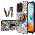 Mtp Products Ternet Mønster Xiaomi Redmi 10C Hybrid Cover - Farverig Mandala