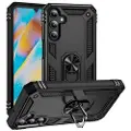 Mtp Products Samsung Galaxy A15 Hybrid Cover med Ring Holder - Sort