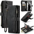 CASEME Samsung Galaxy A15 Caseme C30 Multifunktionel Pung - Sort
