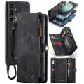 CASEME Samsung Galaxy S23 FE Caseme C30 Multifunktionel Pung - Sort
