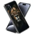 Mtp Products iPhone 15 Pro Stilfuld Ultra-Slim TPU Cover - Lion