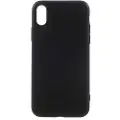 Mtp Products iPhone X / iPhone XS Anti-Fingeraftryk Mat TPU Cover - Sort