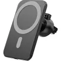 Mtp Products iPhone 12/13/14/15/16/17/Air Magnetisk Trådløs Oplader / Mobilholder til Luftkanal SZDJ N16 - 15W