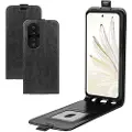 Mtp Products Honor 70 Pro Vertikal Flip Cover med Kortholder - Sort