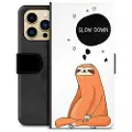 Mtp Products iPhone 13 Pro Max Premium Flip Cover med Pung - Slow Down