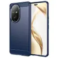 Mtp Products Honor 200 Pro Børstet TPU Cover - Karbonfiber - Blå
