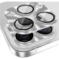 Mtp Products iPhone 14 Pro/14 Pro Max Hat Prince Kamera Linse Skærmbeskyttelse Hærdet Glas - Sølv