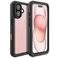 Mtp Products iPhone 16 Redpepper FS IP68 Vandtæt Cover - Sort
