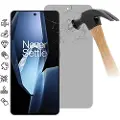 Mtp Products OnePlus Ace 5/5 Pro/13R Privacy Skærmbeskyttelse Hærdet Glas - 9H