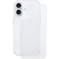Mtp Products iPhone 16 Skærmbeskyttelse Hærdet Glas til Bagcoveret - 9H - Klar