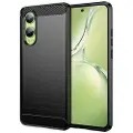 Mtp Products OnePlus Nord CE4 Lite/Oppo K12x Børstet TPU Cover - Karbonfiber - Sort