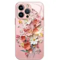 Mtp Products iPhone 13 Pro Hybrid Cover med blomsterbuket - Pink