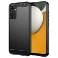 Mtp Products Samsung Galaxy A15 Børstet TPU Cover - Karbonfiber - Sort