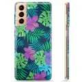 Mtp Products Samsung Galaxy S21+ 5G TPU Cover - Tropiske Blomster