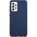 Mtp Products Anti-Fingeraftryk Mat Samsung Galaxy A53 5G TPU Cover - Blå