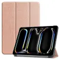 Mtp Products iPad Pro 13 (2024) Tri-Fold Series Smart Folio Cover - Rødguld