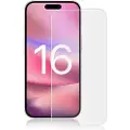 Amorus iPhone 16 Amorus Skærmbeskyttelse Hærdet Glas - 9H, krystalklar