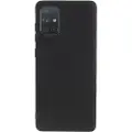 Mtp Products Anti-Fingeraftryk Mat Samsung Galaxy A71 TPU Cover - Sort