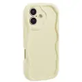 Mtp Products iPhone 16 Plus Candy Color Wavy TPU Cover - Gul
