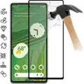Mtp Products Google Pixel 7a Skærmbeskyttelse Hærdet Glas - 9H - Full Fit - Sort Kant