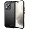Mtp Products Honor 400 Lite/X70i Børstet TPU Cover - Karbonfiber - Sort