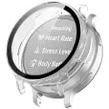 Mtp Products Garmin Lily 2 Active Plastikcover med Skærmbeskyttelse Hærdet Glas - Klar