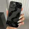 Mtp Products iPhone 15 TPU-cover med slangemønster - sort