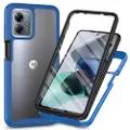Mtp Products Motorola Moto G54 360 Beskyttelse Cover - Blå / Klar