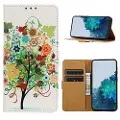 Mtp Products Glam Series Huawei Nova 10 Pro Pung Cover - Blomstrende Træ / Grøn