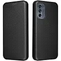 Mtp Products Motorola Moto G62 5G Flip Cover - Karbonfiber - Sort