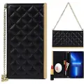 Mtp Products iPhone 13 Pung Taske med Makeup Spejl - Sort