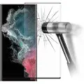 Mtp Products Full Cover Samsung Galaxy S22 Ultra 5G Skærmbeskyttelse Hærdet Glas - Sort