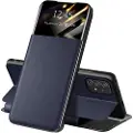 Mtp Products Samsung Galaxy A52 5G, Galaxy A52s Front Smart View Flip Cover - Blå
