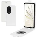 Mtp Products Honor 70 Pro Vertikal Flip Cover med Kortholder - Hvid