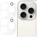 Mtp Products iPhone 16 Pro/16 Pro Max Kamera Linse Hærdet Glas Beskytter - 2 Stk.