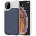 Mtp Products iPhone 11 Pro Max Backup Battericover - 6500mAh - Mørkeblå / Grå