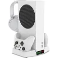 IPEGA XBS011 Xbox Series S Docking Station med Kølere - Hvid