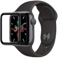 Mtp Products Apple Watch Series SE (2022)/SE/6/5/4 Skærmbeskyttelse Hærdet Glas - 44mm - Sort