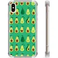 Mtp Products iPhone X / iPhone XS Hybrid Cover - Avocadomønster
