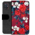 Mtp Products Samsung Galaxy A51 Premium Flip Cover med Pung - Vintage Blomster