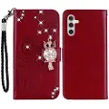 Mtp Products Samsung Galaxy A55 Ugle Rhinsten Pung - Rød